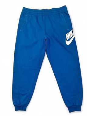 Nike Big Kids Teal Sweatpants Extended Sizing XL+ Husky Plus White Swoosh Logo